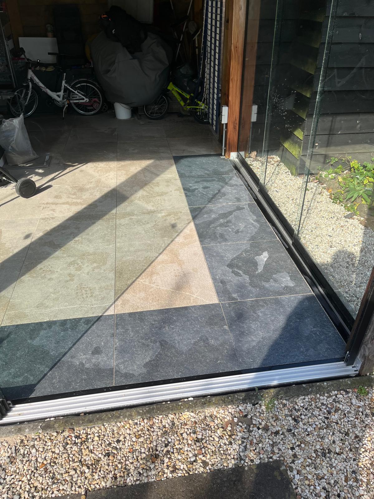 Afwerking van de veranda